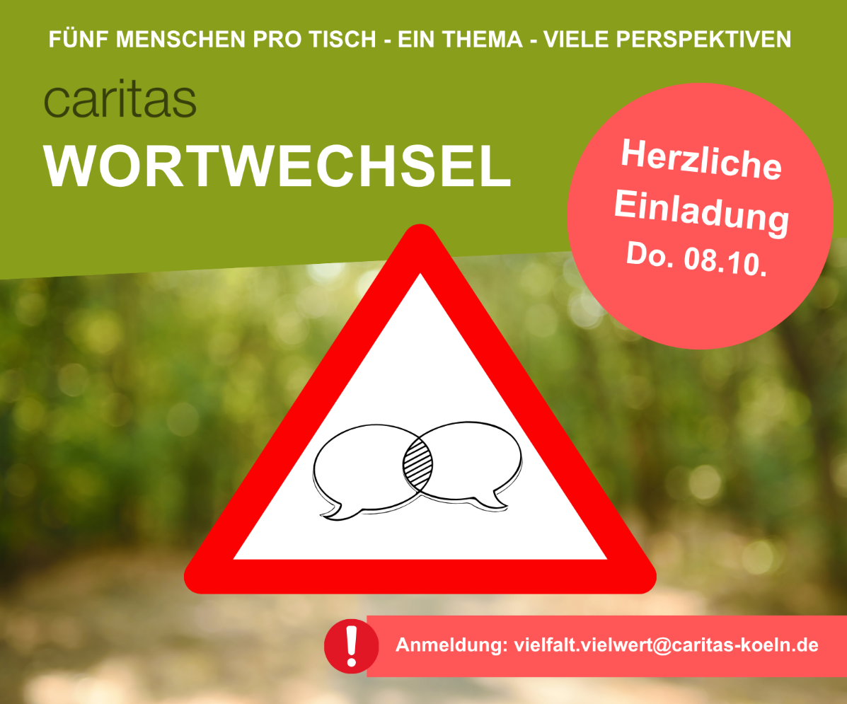 Plakat Wortwechsel
